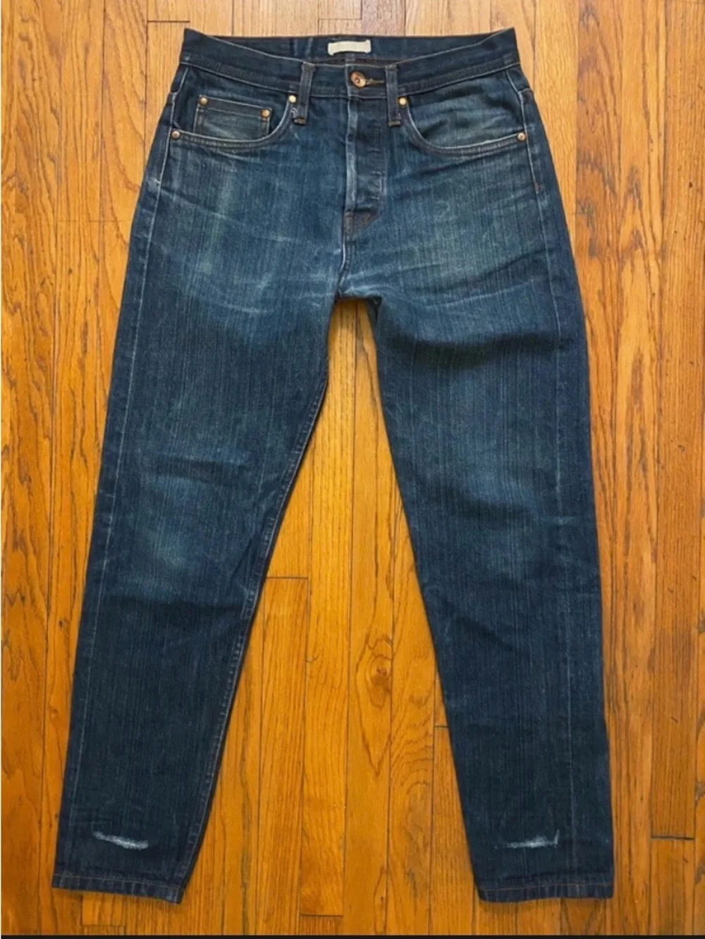 The Unbranded Brand UB601 Relaxed Tapered Selvedge Jeans 30x29 14.5oz Orig.  $99